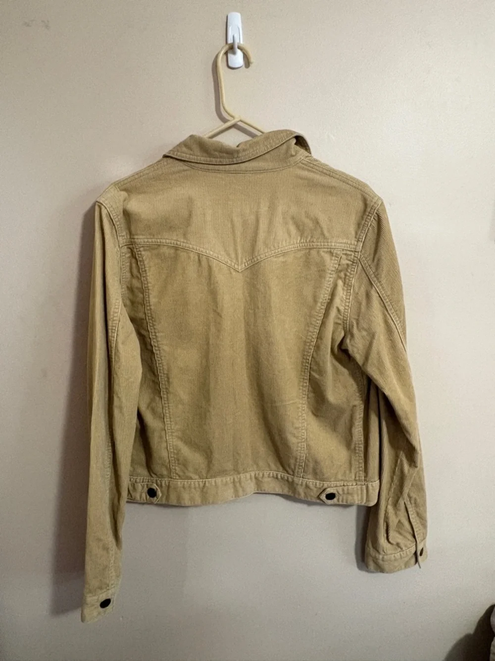 Abercrombie & Fitch Tan Corduroy Shirt Jacket - Picture 3 of 4